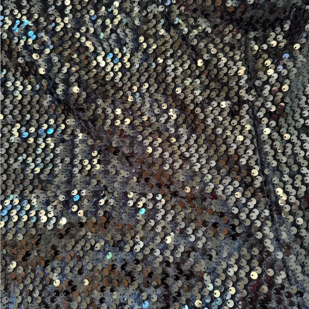 Charter Club Black Sequin Women's Pants, elastic waist, size XL - Picture 3 of 5